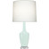 Emma One Light Table Lamp in Mint Glazed Ceramic w/Polished Nickel (165|MN37)