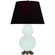 Double Gourd One Light Table Lamp in Mint Glazed Ceramic w/Antique Silver (165|MN22K)