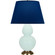 Double Gourd One Light Table Lamp in Mint Glazed Ceramic w/Antique Natural Brass (165|MN20N)