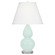 Small Double Gourd One Light Accent Lamp in Mint Glazed Ceramic w/Lucite (165|MN13X)