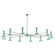 Clare 12 Light Chandelier in Polished Nickel w/Mint Painted (165|MN13MN)
