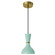 Clare One Light Pendant in Modern Brass w/Mint Painted (165|MN01MN)