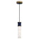 Kane One Light Pendant in Matte Midnight Blue w/Modern Brass (165|MMB85)