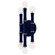 Kane Six Light Wall Sconce in Matte Midnight Blue w/Modern Brass (165|MMB75)