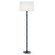 Kane One Light Floor Lamp in Matte Midnight Blue w/Polished Nickel (165|MMB74)