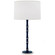 Kane One Light Table Lamp in Matte Midnight Blue w/Polished Nickel (165|MMB72)