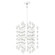Kane 30 Light Chandelier in Matte Daisy w/Polished Nickel (165|MDY49)