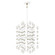Kane 30 Light Chandelier in Matte Daisy w/Modern Brass (165|MDY48)