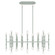 Kane 42 Light Chandelier in Matte Celadon w/Polished Nickel (165|MCL78)