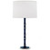 Kane One Light Table Lamp in Midnight Blue w/Polished Nickel (165|MB72)