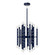 Kane 30 Light Chandelier in Midnight Blue w/Polished Nickel (165|MB49)