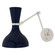 Clare One Light Wall Sconce in Polished Nickel w/Midnight Blue Painted (165|MB19MB)