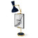 Clare One Light Table Easel in Modern Brass w/Midnight Blue Painted (165|MB14MB)