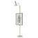 Clare One Light Floor Easel in Modern Brass w/Baby Blue Painted (165|BB16BB)