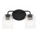 Eisele Two Light Vanity in Midnight Black (1|GLV1132MBK)