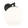 Toca One Light Outdoor Wall Lantern in Textured Black (1|GLO1371TXB)