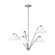 Werley Chandelier in Brushed Nickel (1|GLC1255BS)