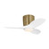 Titus 32 Hugger LED 32''Ceiling Fan in Satin Brass (1|3TTHR32SBD)