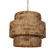 Water Hyacinth Four Light Pendant in Antique Brass (52|21618)