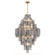 Addis 20 Light Chandelier in Aged Brass (60|ADD-319-AG-SM)