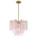 Addis Four Light Mini Chandelier in Aged Brass (60|ADD-300-AG-SP)