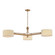 Mailo Three Light Chandelier in Patina Brass (67|F5650-PBR)