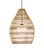 Fishtrap One Light Pendant in Natural/Black/Frosted White (142|9500-0016)