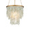Verre de Mer One Light Chandelier in Seaglass/Contemporary Gold (142|9000-1317)