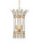 Bradshaw Four Light Lantern in Frosted / Clear / Brass (142|9000-1296)