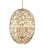 Secret Garden Four Light Chandelier in Clear / Contemporary Gold Leaf / Contemporary Gold (142|9000-1290)