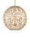 Secret Garden Four Light Chandelier in Clear/Contemporary Gold Leaf/Contemporary Gold (142|9000-1289)