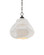 Wintershall One Light Pendant in White/Antique Brushed Nickel (142|9000-1283)