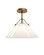 Bronwen One Light Pendant in Opaque White/Antique Brass (142|9000-1279)