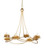 Cyrene Gold Chandelier Eight Light Chandelier in Gold Leaf (142|9000-1278)