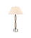 Mizner Table Lamp Two Light Table Lamp in Antique Brass / Clear (142|6000-1018)
