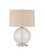 Zebulon One Light Table Lamp in Clear with Gold Speckles/Contemporary Gold Leaf (142|6000-1007)