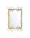 Forget-Me-Not Mirror in Clear/Chinois Gold Leaf (142|1000-0161)