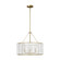 Winslow Three Light Chandelier in Powder-Coated Brass (454|TFC1163PCB)
