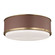 Marlow Three Light Flush Mount in Time Worn Brass (454|LF1053TWB)