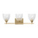 Toffino Three Light Vanity in Satin Brass (454|DJV1023SBCKG)