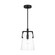 Crofton One Light Pendant in Midnight Black (454|DJP1261MBK)