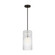 Liouet One Light Pendant in Midnight Black (454|DJP1211MBK)