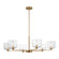 Lochdale Six Light Chandelier in Satin Brass (454|DJC1216SB)