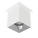 Zoron LED Flush Mount in White/Chrome (34|C4ST-NCS-WTCH)