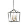 Gridlock Four Light Pendant in Heritage Black/Antique Bronze (137|538P04BLKATB)