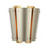 Peep Show One Light Wall Sconce in Sunwashed Silver/Brushed Sienna (137|518W01SSBS)