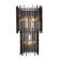 Park Row Three Light Wall Sconce in Matte Black/French Gold (137|393W03MBFG)