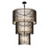 Park Row 18 Light Chandelier in Matte Black/French Gold (137|393C18MBFG)