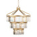 Social Club 15 Light Pendant in Havana Gold (137|297P15HG)