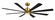 Size Matters 65'' Ceiling Fan in Soft Brass/Matte Black (441|FR-W2403-65L-SB/MB)